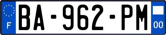 BA-962-PM