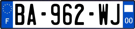 BA-962-WJ