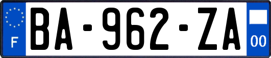 BA-962-ZA