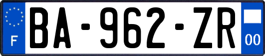 BA-962-ZR