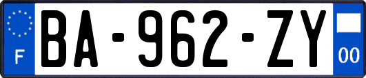 BA-962-ZY