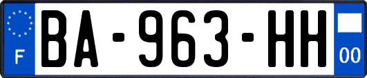 BA-963-HH