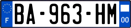 BA-963-HM