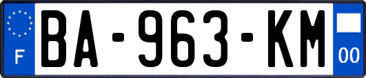 BA-963-KM