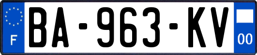 BA-963-KV