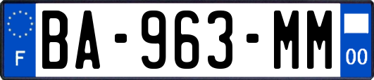 BA-963-MM