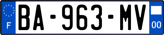 BA-963-MV