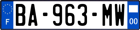 BA-963-MW