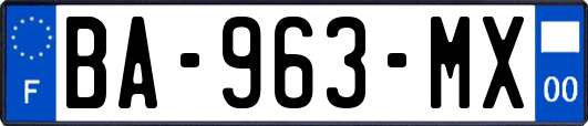 BA-963-MX