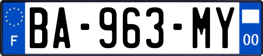 BA-963-MY