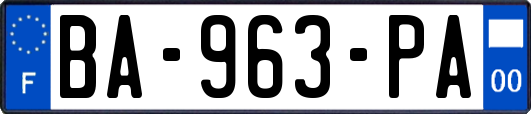 BA-963-PA