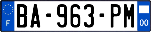 BA-963-PM