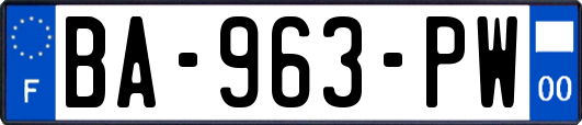 BA-963-PW