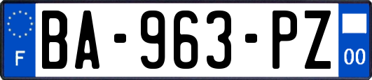 BA-963-PZ