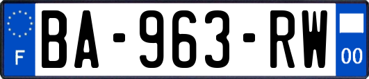 BA-963-RW