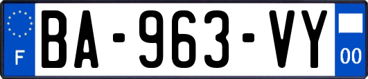 BA-963-VY
