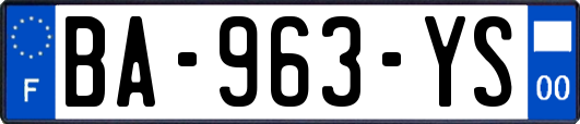 BA-963-YS