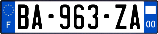 BA-963-ZA