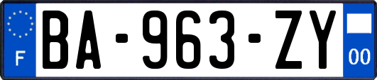 BA-963-ZY