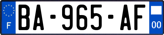 BA-965-AF