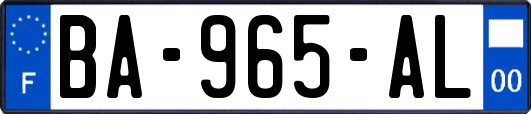 BA-965-AL