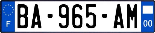 BA-965-AM