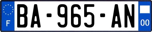 BA-965-AN