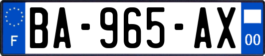 BA-965-AX