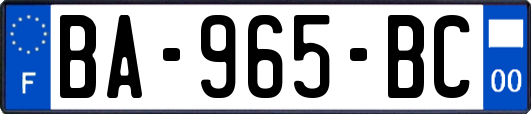 BA-965-BC