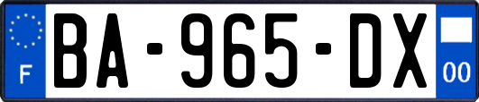BA-965-DX