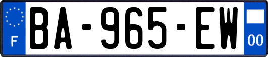 BA-965-EW