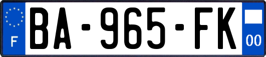 BA-965-FK