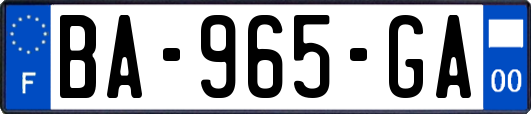 BA-965-GA