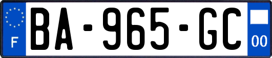 BA-965-GC