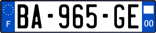 BA-965-GE