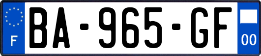 BA-965-GF