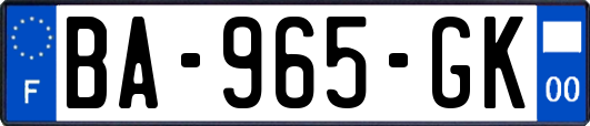 BA-965-GK