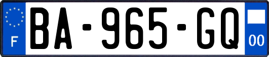 BA-965-GQ