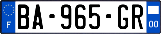 BA-965-GR