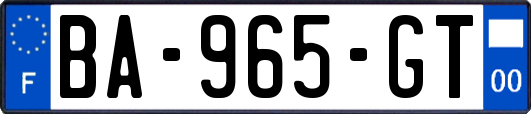 BA-965-GT
