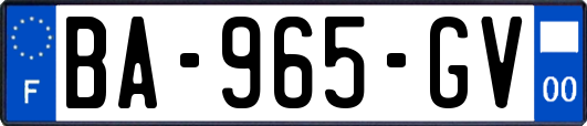 BA-965-GV