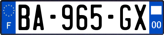 BA-965-GX
