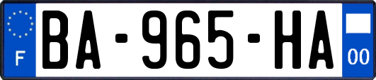 BA-965-HA