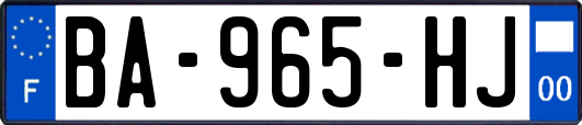 BA-965-HJ