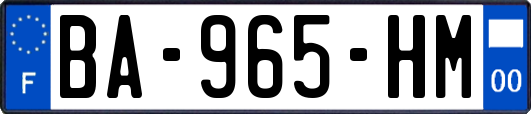 BA-965-HM