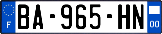 BA-965-HN