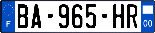 BA-965-HR