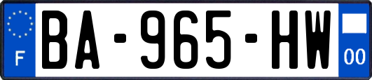 BA-965-HW
