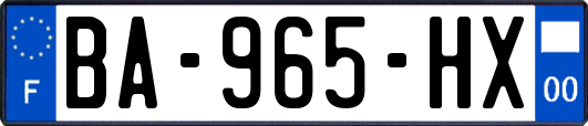 BA-965-HX