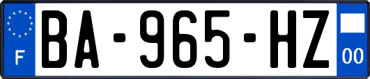 BA-965-HZ